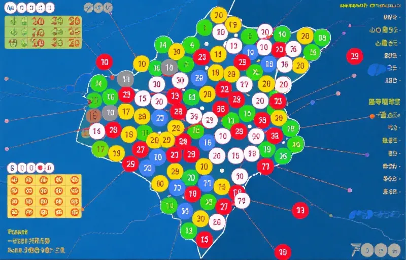 号码分布散点图